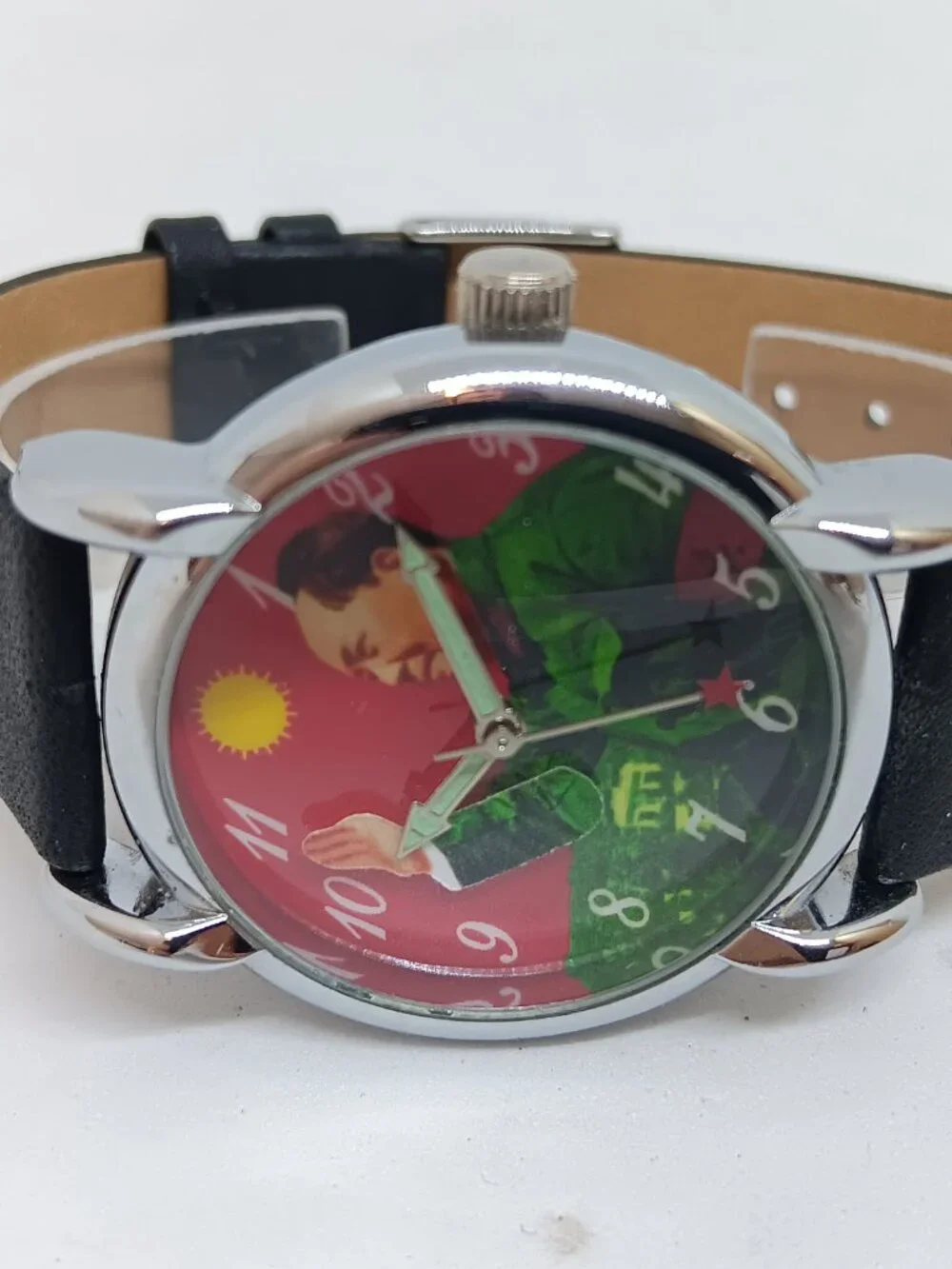 Vintage 1990 Mao Zedong 36mm Collectible Waving Hand Automaton Watch PLS READ - Picture 6 of 12